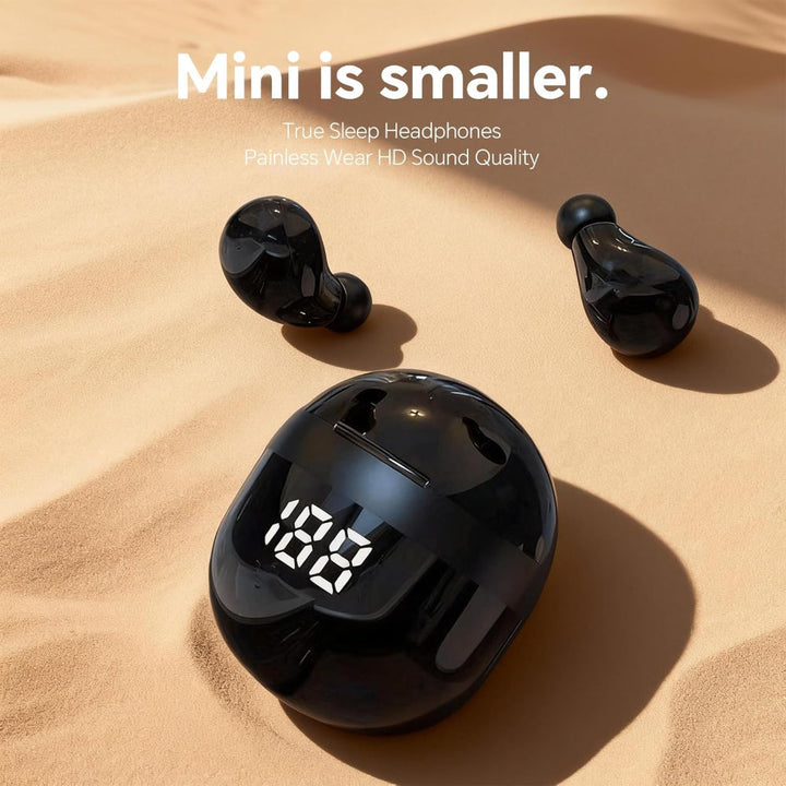 Mini Bluetooth Earbuds | Digital Display Sleep Comfort Design